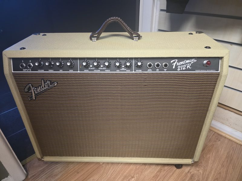 Guitar amplifier in the Electronic Repairs UK workshop